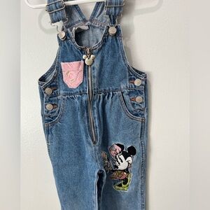 Vintage Minnie Mouse overalls
